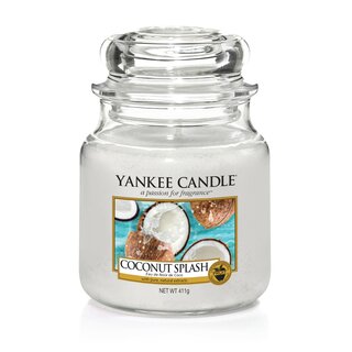 Yankee Candle Coconut Splash mittlere Duftkerze im Glas (411g)