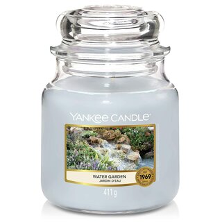 Yankee Candle Water Garden mittlere Duftkerze im Glas (411g)