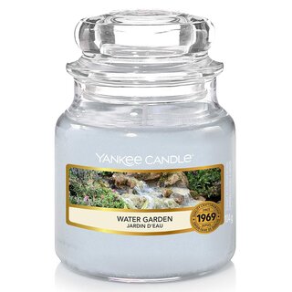 Yankee Candle Water Garden kleine Duftkerze im Glas (104g)