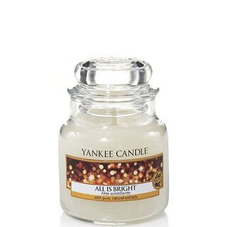 Yankee Candle All is Bright kleine Duftkerze im Glas (104g)