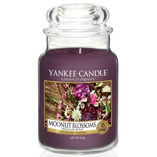Yankee Candle Moonlit Blossoms große Duftkerze im Glas (623g)