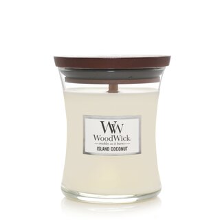 WoodWick Island Coconut mittleres Glas