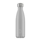 Chillys Bottles Monochrome Pale Grey 500ml
