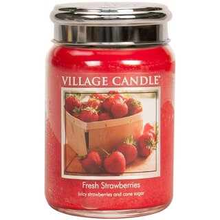 Village Candle Fresh Strawberries 602g