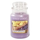 Yankee Candle Lemon Lavender große Duftkerze im Glas (623g)