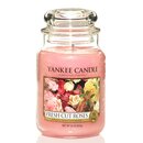 Yankee Candle Fresh Cut Roses große Duftkerze im Glas (623g)