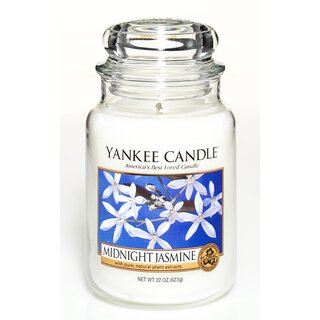 Yankee Candle Midnight Jasmine große Duftkerze im Glas (623g)