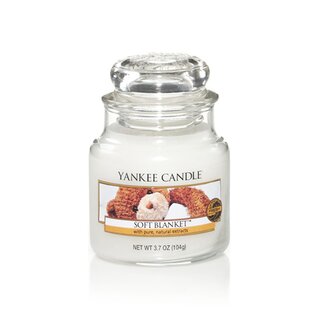 Yankee Candle Soft Blanket kleine Duftkerze im Glas (104g)