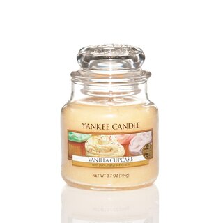 Yankee Candle Vanilla Cupcake kleine Duftkerze im Glas (104g)